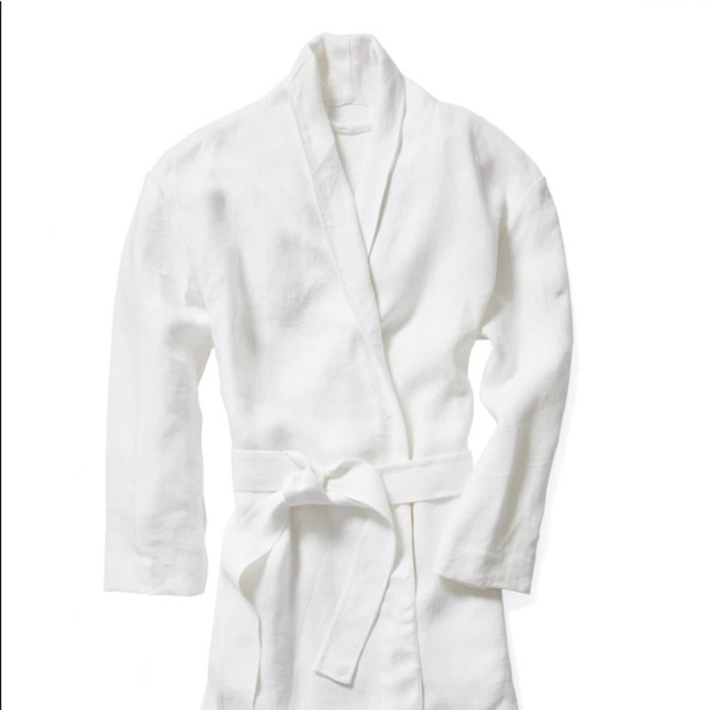 Serena and Lily Linen Sintra Robe New S/M